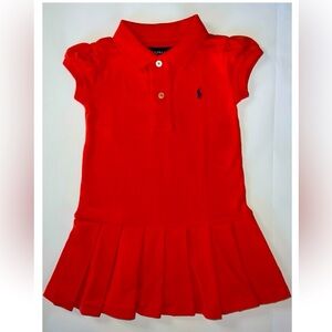 Ralph Lauren girls size 24 month dark orange polo dress - New with tags